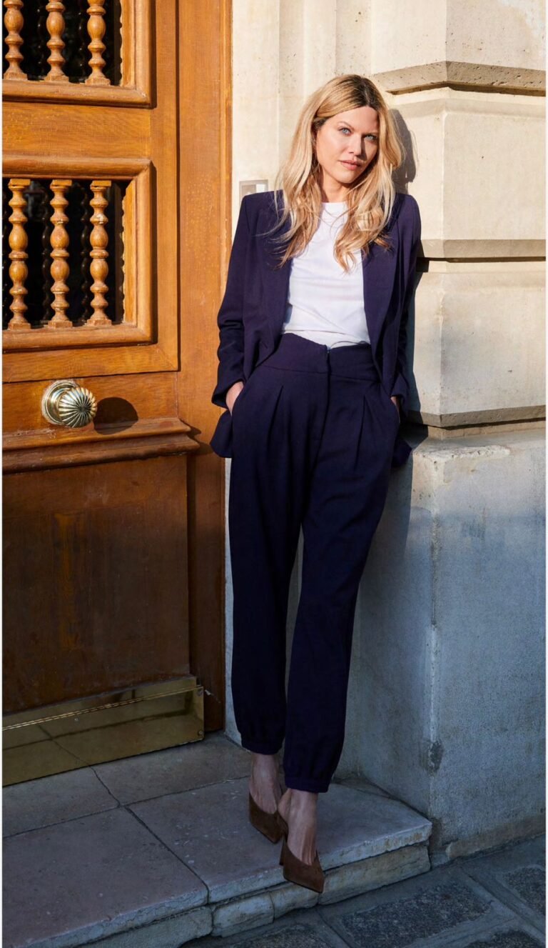 BLAZER ALFAIATARIA AZUL